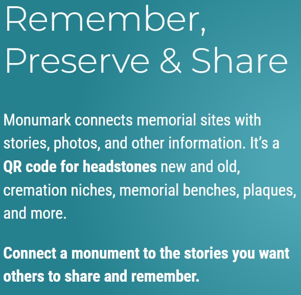 MonuMark QR Code Memorials